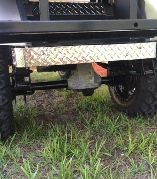 Ezgo Golf Cart Aluminum Diamond Plate Rear Bumper Cover