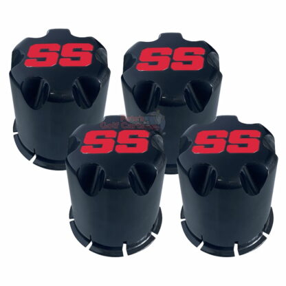 Gloss-black-Red-SS-Center-Caps-golf-cart-wheels-CC0005-SGC-Center-Cap