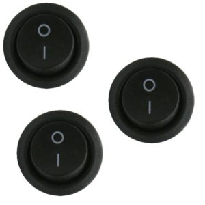 Golf Cart 12v Mini Switch Round 3 Pack