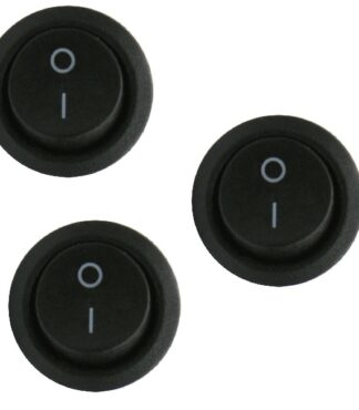 Golf Cart 12v Mini Switch Round 3 Pack