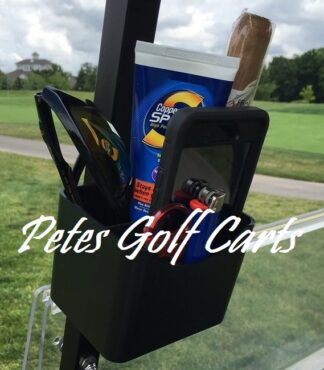 Golf Cart Accessory Organizer Range Finder Holder Close Up WM PGC