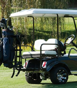 golf cart golf club bag attachment
