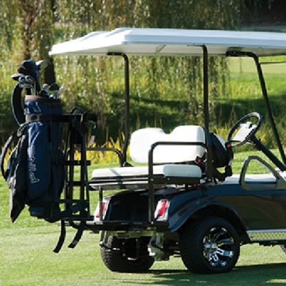 golf cart golf club bag attachment