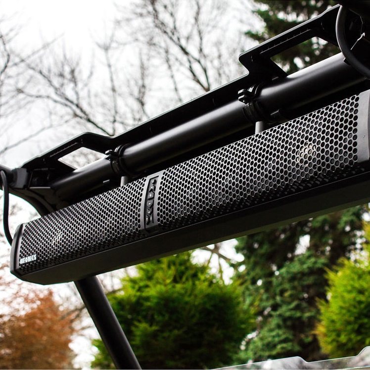 Golf Cart Bluetooth Speaker by Hifonics 10 Speaker System Installed Graphic WM