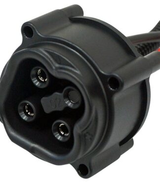 Golf Cart Charger Receptacle Yamaha Drive 3 Pin Close Up