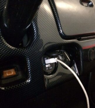 Golf Cart Phone USB Charger Dual Ports 1A 2.1A