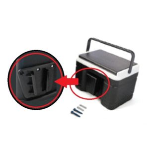 Golf Cart Cooler Kit With Mounting Bracket, 6 Pack