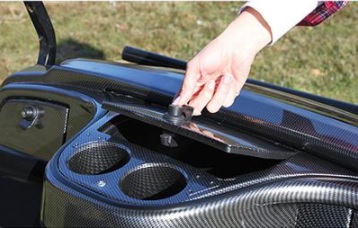 Golf Cart Dash Compartment Carbon Fiber Yamaha Drive