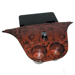 Golf Cart Dash Compartment Dark Woodgrain Yamaha Drive