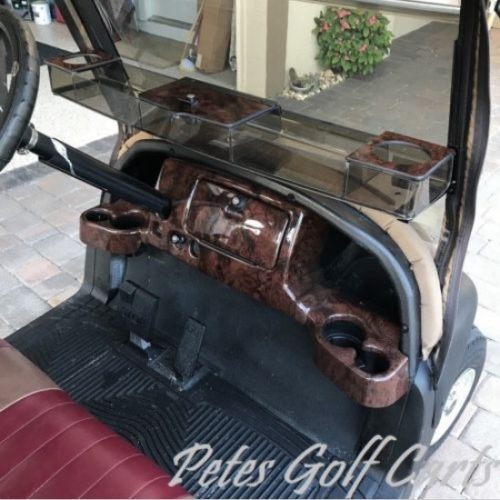 Golf Cart Dash Cover Club Car Precedent Wood Grain