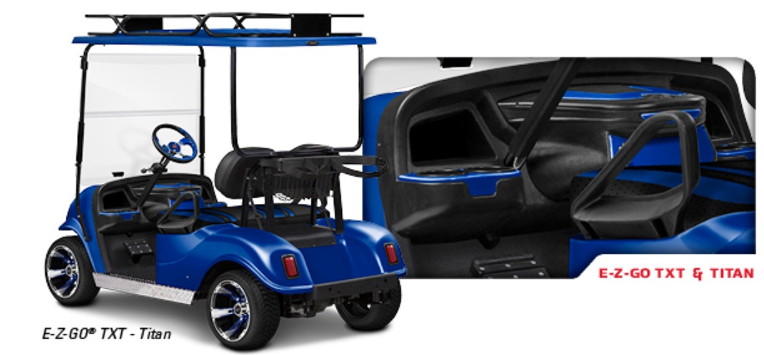 Golf Cart Dash Kit Ezgo TxT Installed