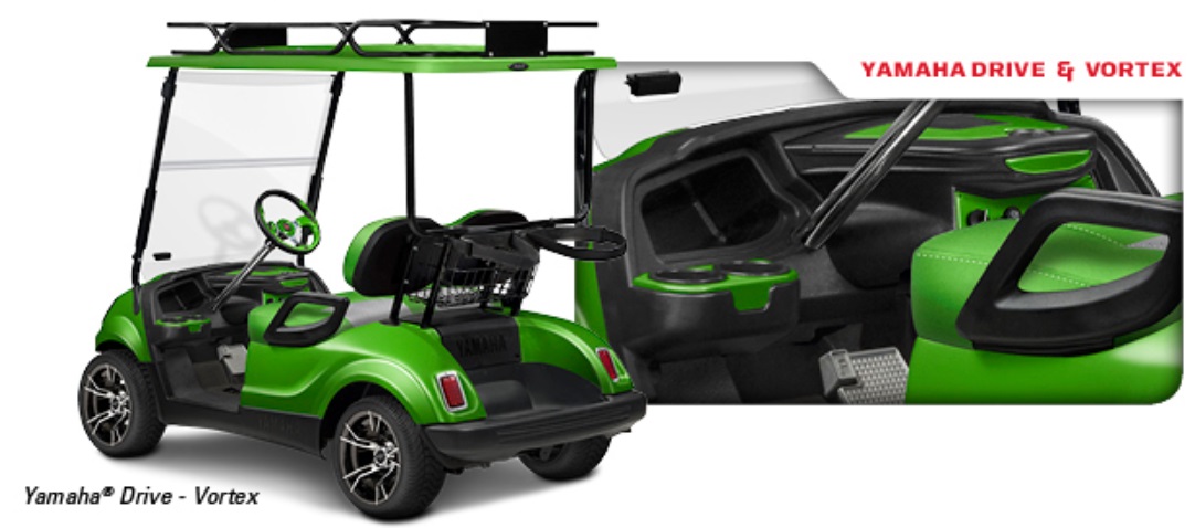 Golf Cart Dash Kit Yamaha Drive Installed