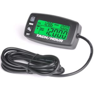 Golf Cart Digital LCD Tach Hour Meter Self Powered