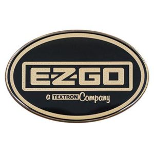 Emblem for EZGO Workhorse - Black & Gold