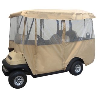 Golf Cart Enclosure Deluxe 4 Sided Fits Carts with 80 Inch Top