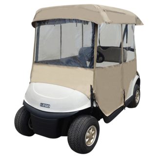 Golf Cart Enclosure Deluxe 4 sided Tan