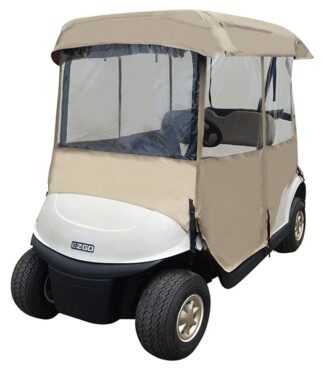 Golf Cart Enclosure Deluxe 4 sided Tan