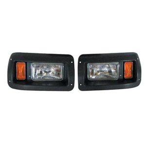 RHOX LED Adjustable Headlights with Bezels for Club Car DS | 1993-Up