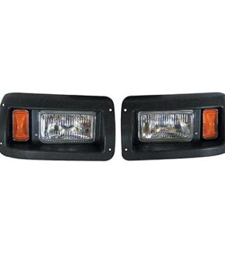 RHOX LED Adjustable Headlights with Bezels for Club Car DS | 1993-Up