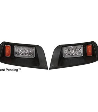 RHOX LED Adjustable Headlights with Bezels for EZ GO TXT (96-13)