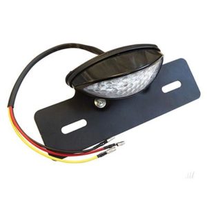 Golf Cart License Plate Holder w/ LED Tag & Brake Light