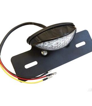 Golf Cart License Plate Holder w/ LED Tag Running and Brake Light