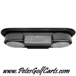 Golf Cart Radio Console Roof Mount Carbon Fiber