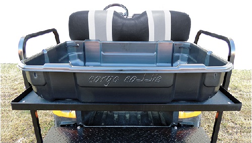 golf cart rear flip seat bolt on cargo bed