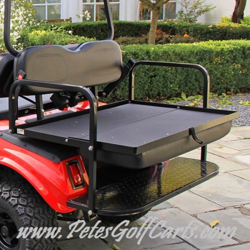 Golf Cart Rear Flip Seat Cargo Area Wm