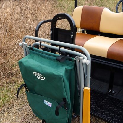 Golf Cart Rear Seat Safety Bar Utility Hooks