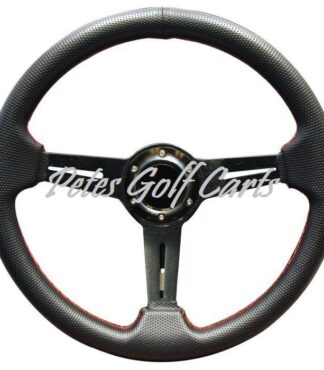 Premium Golf Cart Steering Wheels With Adapter Hub All Makes and Models