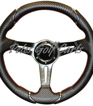 Premium Golf Cart Steering Wheels With Adapter Hub All Makes and Models