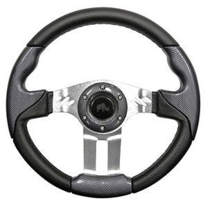 13" Aviator 5 Carbon Fiber / Aluminum Steering Wheel