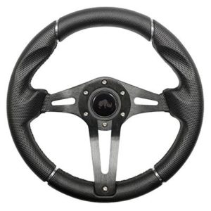 13" Challenger Black/Black Steering Wheel