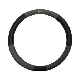 Golf Cart Steering Wheel Cover Universal Black and Grey