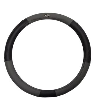 Golf Cart Steering Wheel Cover Universal Black and Grey
