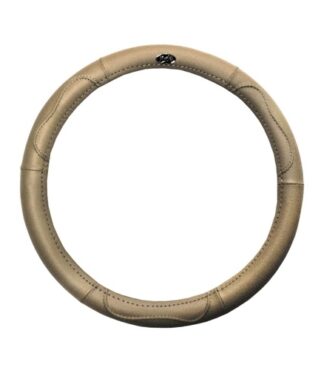 Golf Cart Steering Wheel Cover Universal Tan Braid