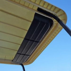 Black Golf Cart Roof Shelf for RHOX 88" Roof