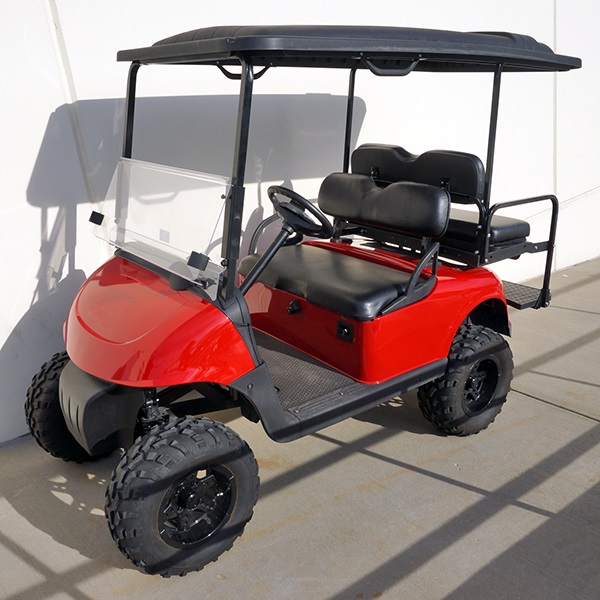 Golf Cart Top 88 Inch RHOX Black Installed