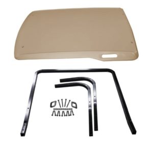 Golf Cart Top E-Z-GO RXV Stone Beige OEM Kit 2008 and Up