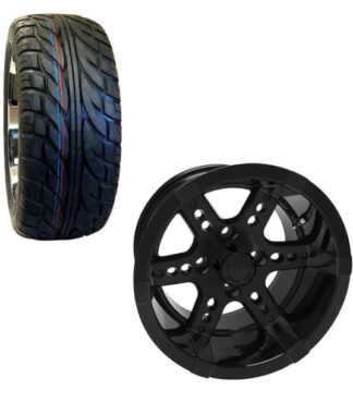 Golf Cart Wheel and Tire Combo 23x10x14