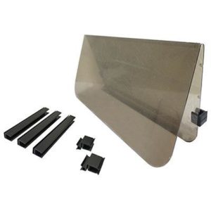 Club Car DS Tinted Golf Cart Windshield 2-Piece Foldable (2000.5 & Newer)