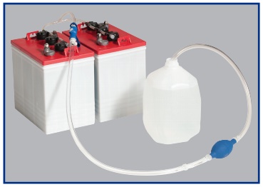 Golf Cart Battery Watering System with hand pump
