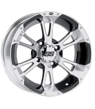 ITP SS112 Machined w/Black Offset Aluminum Wheel