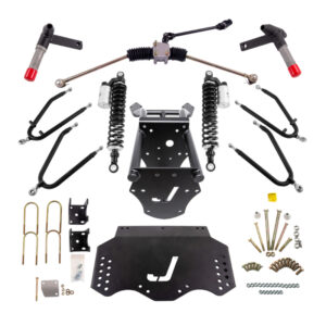 Jake's Long Travel Suspension Kit for EZGO TXT Gas Golf Carts with Robins Engine (2001.5-2009)