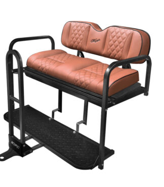 KOZIP-NOMAD-BROWN-GOLF-CART-REAR-FLIP-SEAT-KIT-STEELENG-PETESGOLFCARTS-CLUB-CAR-EZGO-YAMAHA