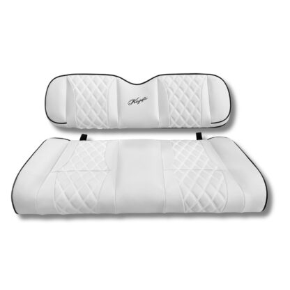 KOZIP-white-black-piping-luxury-golf-cart-front-rear-seat-bundle-club-car-ezgo-yamaha