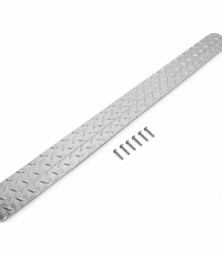 SGC KPDS01 polished aluminum diamond-plate kick plate for 1982-Up Club Car DS