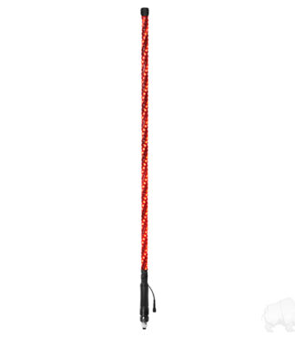 4' RGB LED Lighted Whip Stick for Golf Carts with Remote
