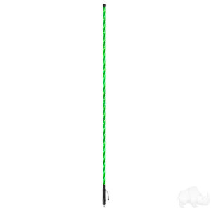 6' Golf Cart RGB LED Lighted Whip Stick Antenna w/ Remote